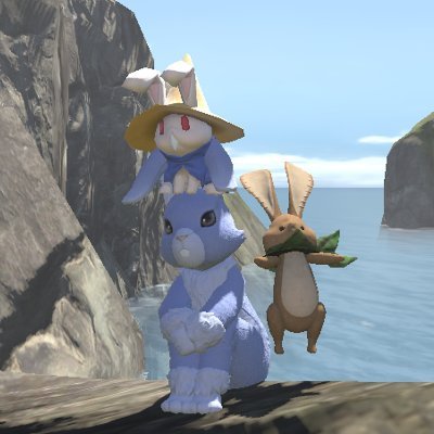 FF14 Belias鯖在住。FC「Mare Nostrum」のペット・兼非常食。
ロドストにて不定期連載していた「斧術士Ｌｖ１→８０不殺プレイ」は無事完結。
現在は、メテオDC移籍記念に結成した着ぐるみCWLS「Goo Goo Dolls」で着ぐるみの良さを布教中。