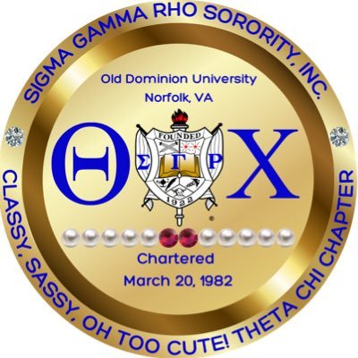 We are the Classy, Sassy, Oh Too Cute! Theta Chi Chapter of Sigma Gamma Rho Sorority, Inc. at Old Dominion University. 💙💛