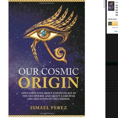 I’m the author of “Our Cosmic Origin,” and a Cosmic Ambassador to the Earth  representing an intergalactic alliance known as the covenant of Palodor.