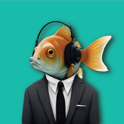 Collection of colorful and decorated fish 🐟 design related with music 🎵