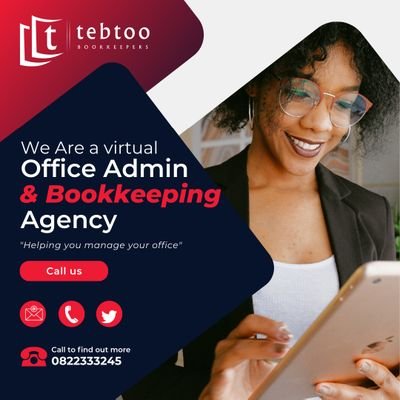 Administration Outsourcing | Bookkeeping | Info@tebtoo.co.za |    https://t.co/YjMmeeB12k