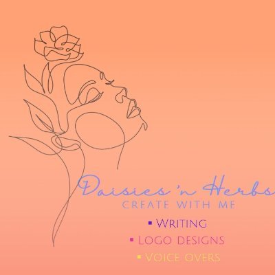 Create with me, rather it be: ◇Writing ◇Logo Designs ◇Voice overs 
All things creative, musical, educational, and inspirational are welcome here 🌞

~Daisy 😁🌼