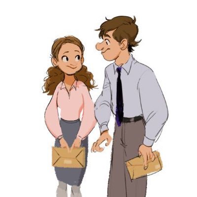 pam beesly and jim halpert tweets for when u need them (: || owned by @insidemackay || all the material rightfully owned by NBC || oh and .. spoilers 😊