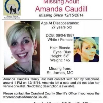 This page is to help gain exposure to Amanda’s case with the hopes of bringing her home! link below is our group page! ig whereisamandacaudill