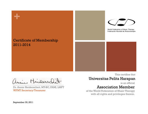 terapimusikuph's profile picture. Music Therapy Concentration at UPH (Pelita Harapan University) was formed in 2007, as the first Music Therapy Academic Program in Indonesia.