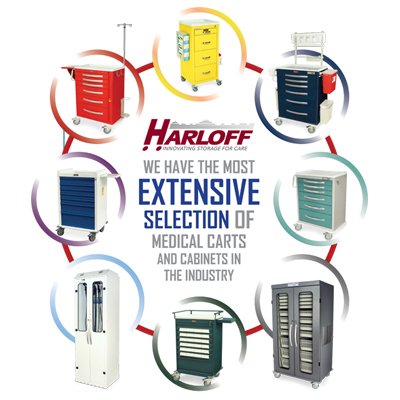 Harloff manufactures Innovative Storage Solutions for Health Care.