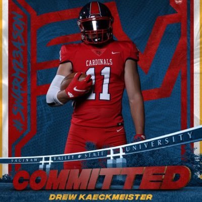 drewkaeckmeist1's profile picture. 🏈6’2 235 TE SVSU Football