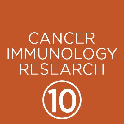 Follow Cancer Immunology Research for outstanding research
across the cancer immunology discipline, accelerating effective
immunotherapies. Published by @AACR.