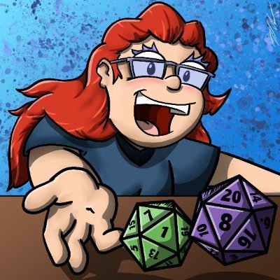 I'm Kat.
D&D obsessed. I make dice. I have an etsy store. https://t.co/FQm8bgiiMy

She/Her