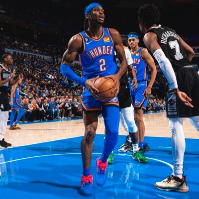 official twitter page of @okcthunder guard Shai Gilgeous-Alexander