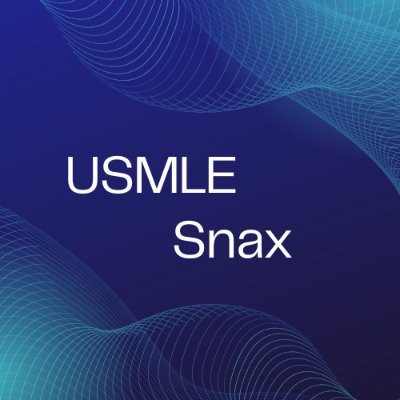 USMLE_Snax's profile picture. Bite-sized snacks for your USMLE Step 1 and Step 2 studying pleasure.