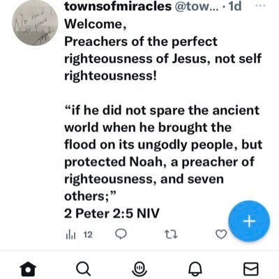 A preacher of the perfect righteousness of Jesus/a man of mountain-moving faith of Jesus/a brother in Christ. My follows do not mean endorsements.🧡 No DM