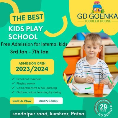 Over the last 28 years, with over 150+ Schools and Preschools across India, the GD Goenka Group has become a trend-setter in quality education from Pre school