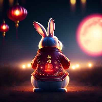 2023 Lunar Bunnies living on the ETH chain. Lunar blessings coming your way.  https://t.co/usnii4u7JH