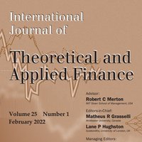 Intl Journal of Theoretical & Applied Finance(@ws_ijtaf) 's Twitter Profile Photo