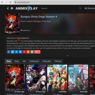 Some people made a fan made animixplay in the memory of animixplay The UI  is almost the same, there are some features still missing but overall I  think it's pretty good Here's