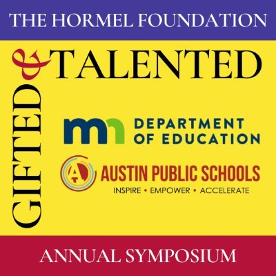 gtsymposium's profile picture. Our annual Symposium provides an opportunity to gain greater understanding of the unique needs of gifted learners.  June 13-15, 2023