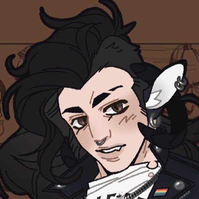 SPENCER ⊹ he/him  ⊹ 20 y.o ⊹ trans artist ⊹ lycanthrope & greaser enthusiast ⊹  illustrator & character designer ; creator of #welcometowolfshire 🎲⛽️🗡🔗🎱