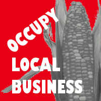 Support the Occupy movement against corporate greed by voting with your cash. Move your purchasing power to local, small, ethical and co-operative businesses.