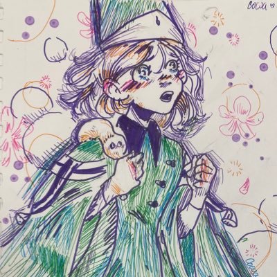 I do art stuff occasionally |She/they| MINOR! NSFW DNI | Witch hat atelier, Ghost, persona 5, hatsune miku/vocaloid, Dimension 20