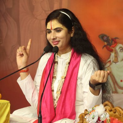 vishnupriyaji's profile picture. Sadhvi Vishnupriya Ji is Spiritual Leader, Sanatan Dharma Preacher & Narrator of Bhagwat Katha, Ram Katha
🛕Founder @balgopalsevadham  ☎️ 999 743 2855