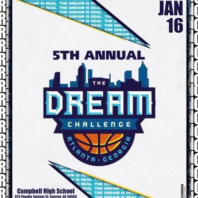 MLK Dream Challenge Tournament Monday, January 17th 2022 at Campbell High School
