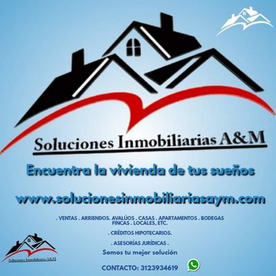 En Soluciones Inmobiliarias AyM brindamos a nuestros clientes servicios inmobiliarios con la más alta calidad. Arriendo, venta, gerencia de proyectos y avalúos.