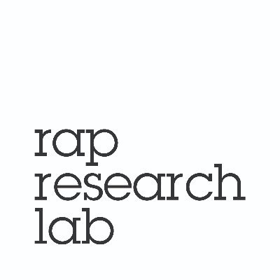 rapresearchlab's profile picture. Rap Research Lab is a creative technology studio that uses a Hiphop framework to develop new ways for people to engage with data and culture.