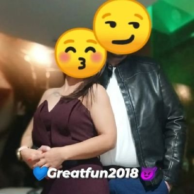 Greatfun2018's profile picture. ADM: Couple 👫  
Prazeres da vida 😈💙
BDSM / EROTISMO / EXIBICIONISMO / FETICHE😈