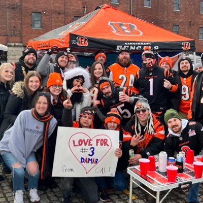 The drunkest tailgate in Longworth! Beer shot gunning hall of famers. Pee Tent Enthusiasts. Back to back AFC North Champions. Who Dey!!!!! 🐅
