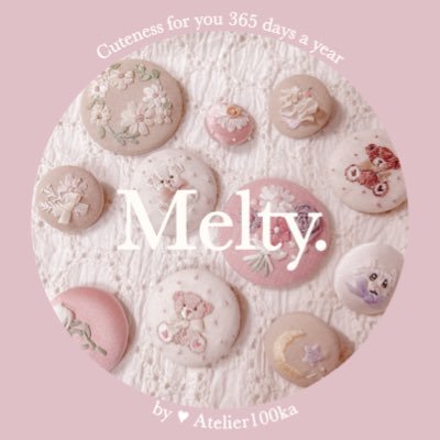 POPUP🎀渋谷モディ1階♥Melt Collection【5/9〜15】 ♥   \365日かわいいをあなたに/ さまざまな刺繍技法を使って甘くとろけるような、 かわいいitemを制作しています💐🧁 🧸🪡🎀🧵