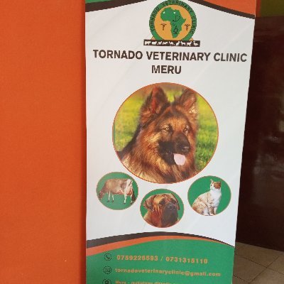 Tornado veterinary clinic offers quality health care to animals ..located at Makutano-Meru County.