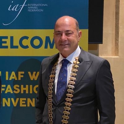 Uluslararasi Giyim Federasyonu Baskani. President of International Apparel Federation (IAF)