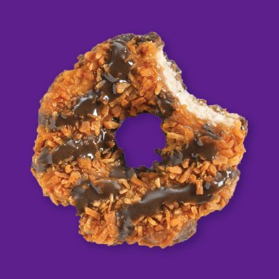 The ooey, gooey, delightfully chewy Girl Scout Cookie™️ from Little Brownie Bakers®