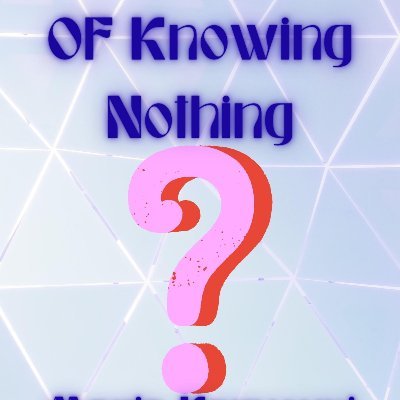 Believe nothing. Doubt everything. Research. Question.

A revolutionary history philosophical epistemology novel by Maria Karvouni

Read on Amazon