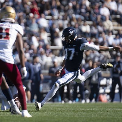 Grad transfer Kicker 2 years of eligibility / University of Connecticut ‘24 / CT High School Field Goal Record Holder 56 yards #OneOnOneTrained