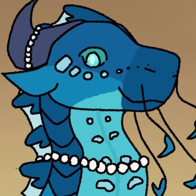 The Queen of the Seawings! Ruler of the Sea Kingdom, in the land of Pyrrhia. (WoF RP/Parody Account run by @FeralSketch, PFP by @WofLoam)