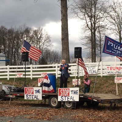 On January 3rd, 2021, Delegate Dave LaRock organized a rally with convicted seditionists Thomas Caldwell and Stewart Rhodes. LaRock has faced no charges yet.
