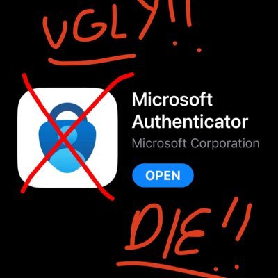 ih8microsoft_'s profile picture. I HATE MICROSOFT AUTHENTICATOR!!!!!!!!!!