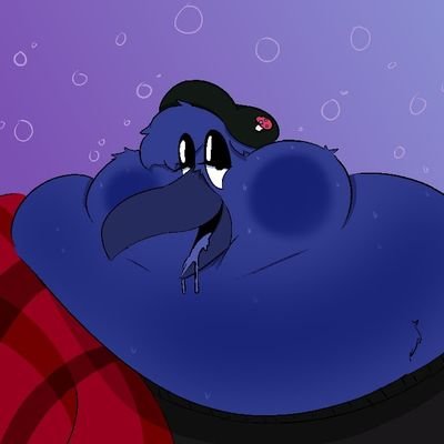 AD of @TurboBirb69 the name's Gage! 26, NB they/them 18+ Poly.  PFP by @squeezy_squish Header by @ArllanaEats My IRL belly posting account is @BirdBelli69