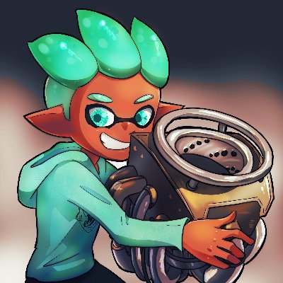 Casual Overfishing Juannabe (Splatoon Salmon Runner) who loves puns and Flingza || profile pic by @5e5r55!!