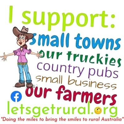 Let's get rural is a campaign of the Australian Horizons Foundation, started in a small town by farmers focused on social & economic support for rural Aust.