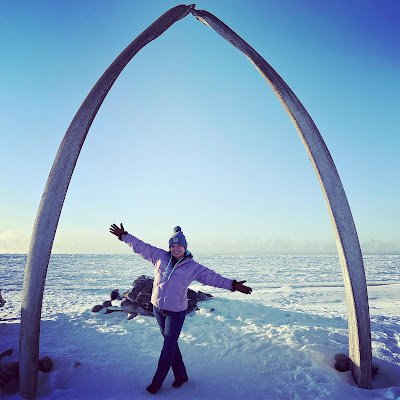 Iñupiaq student studying Biological Sciences on the ancestral lands of the Dena people of the Lower Tanana River. 🧬🐟 #TrothYeddha