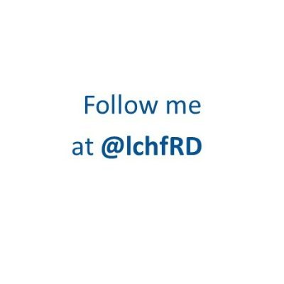 Registered Dietitian - find me @lchfRD