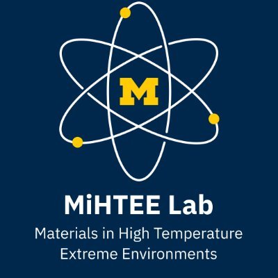 The MiHTEE Lab (Materials in High Temperature Extreme Environments) at Michigan. Working on materials for a future with abundant clean energy