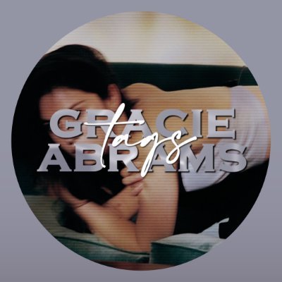 — Conta para divulgação e criação de tags relacionadas à cantora e compositora @GracieAbrams no Brasil. | Fan Account 🤍