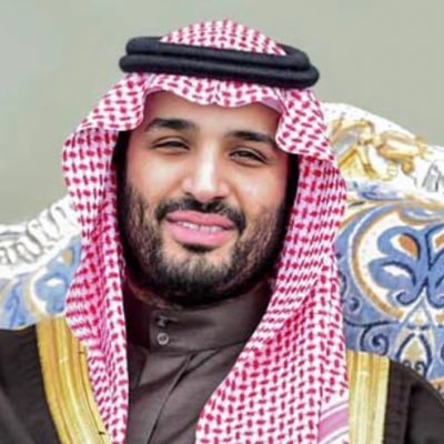 Official tweet of HRH Crown Prince Bin Salman. الإنسانية والسلام