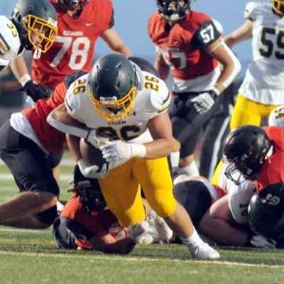 BrodenFlakne26's profile picture. Sauk Rapids Rice High-school | 2023 |RB/DT|#26 | 5’ 8” 200lbs | 4.75 40 yd dash | 500 lb squat | 325 lb bench | brodenflakne@gmail.com | cell 320-237-0621