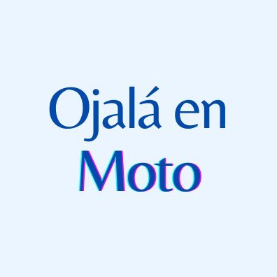 ojalaenmoto's profile picture. 