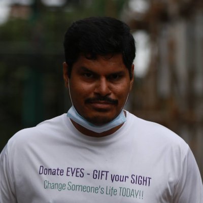 Bengaluru boy! Runner! Modi-pro! Passionate to support the noble cause of Eye Donation - Help our blind friends see colors in life! #giftyoursight